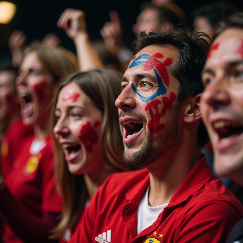 Passionate Football Fans at the 2018 World Cup