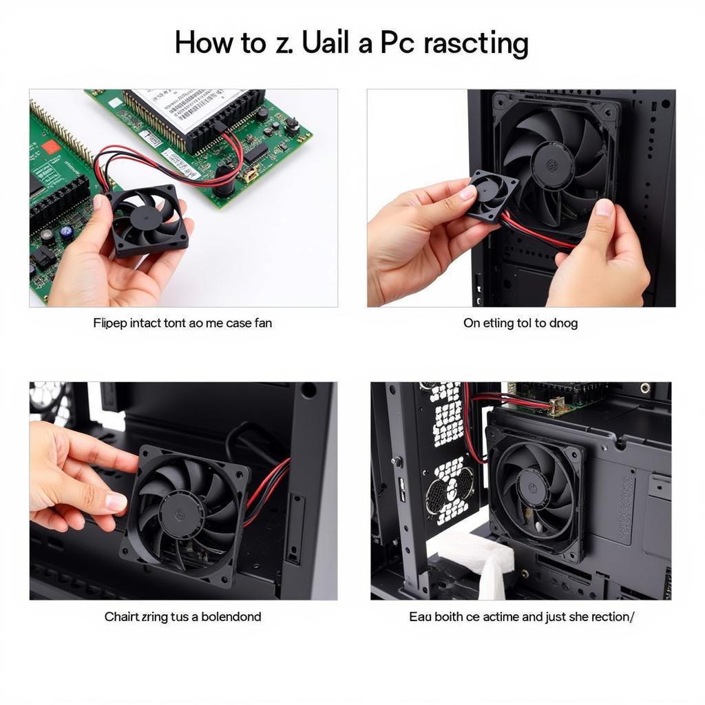 Installing a PC Case Fan