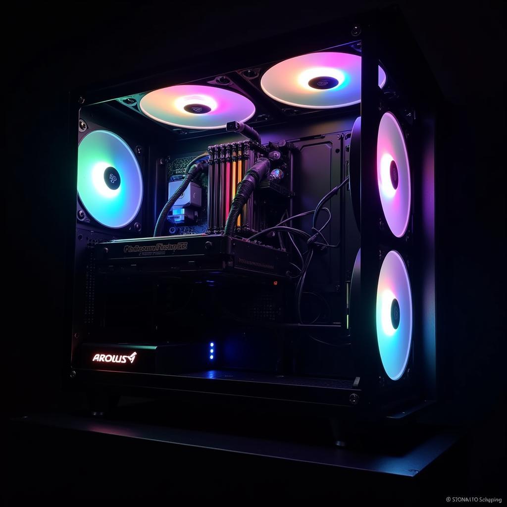 PC Case with AORUS RGB Fans