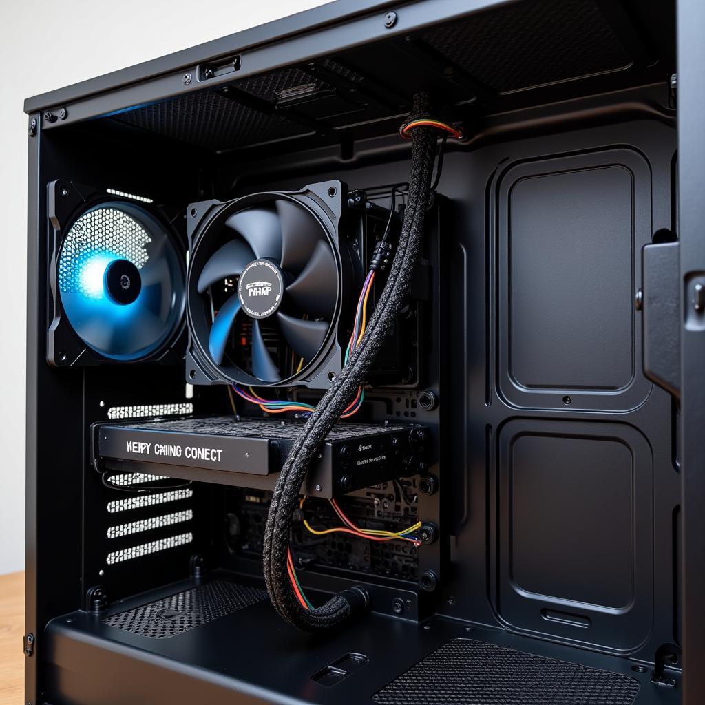 PC Case with Daisy Chained Fans