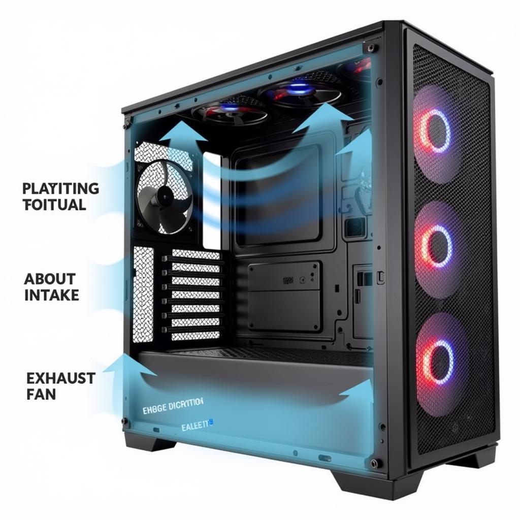 PC Case with Optimal Fan Configuration