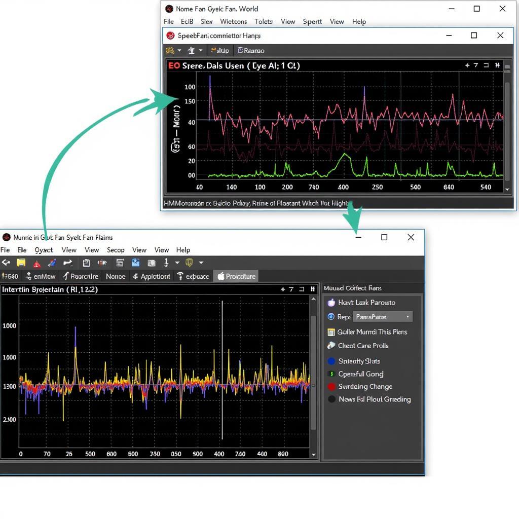 PC Monitoring Software Displaying Fan Speed