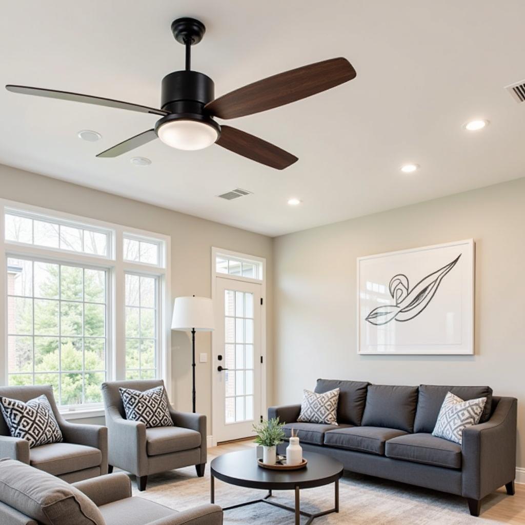 Perfectly Installed Ceiling Fan