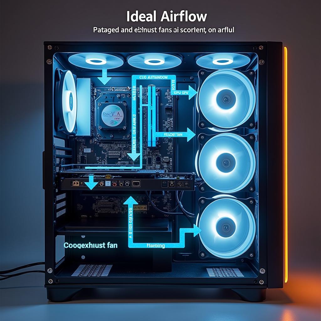 Phanteks Fan Airflow Diagram