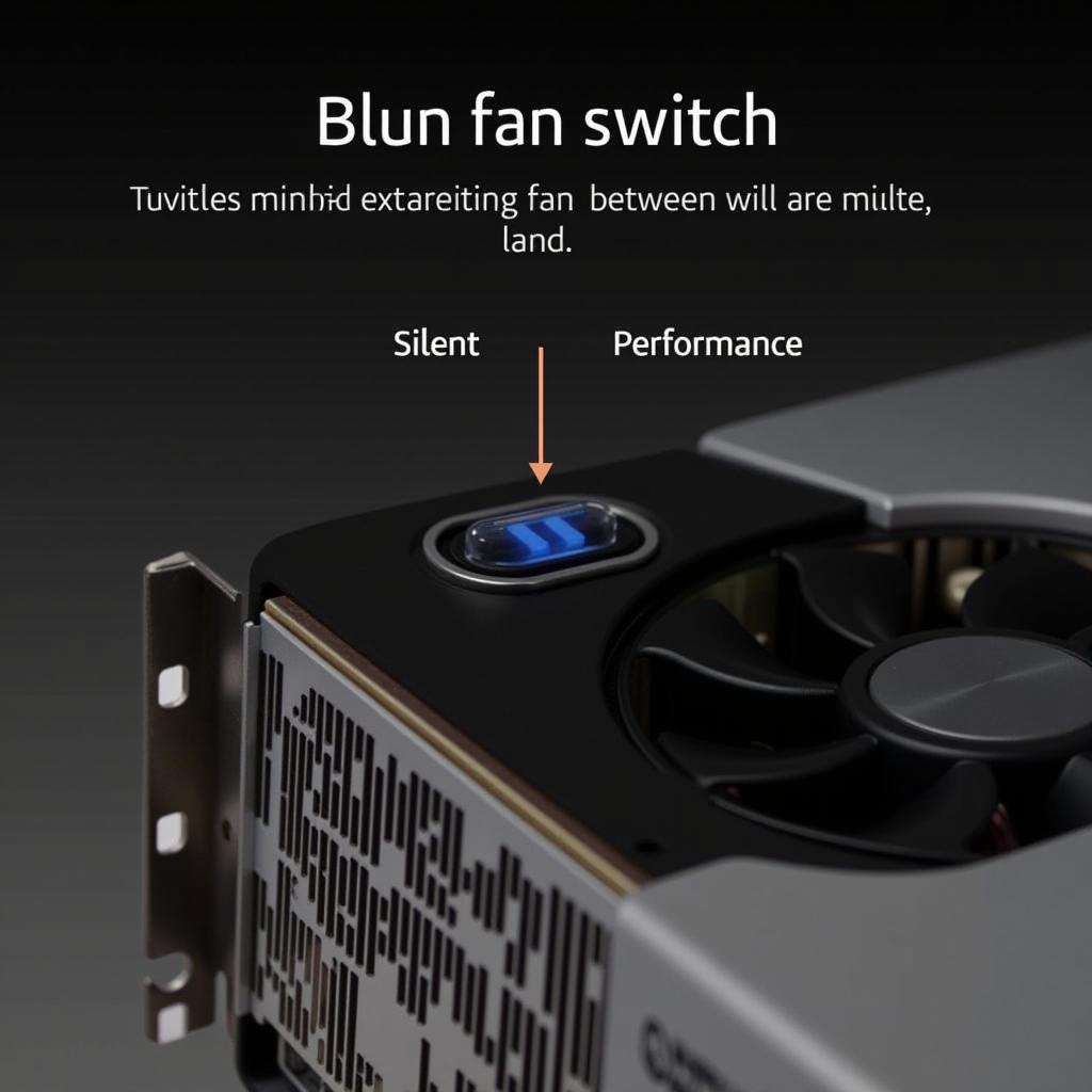 Physical Fan Switch on a GPU