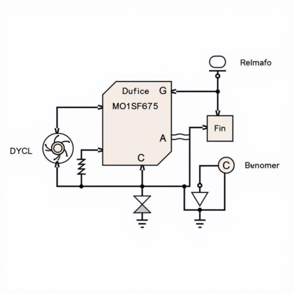 PIC12F675 Fan Regulator Circuit Diagram