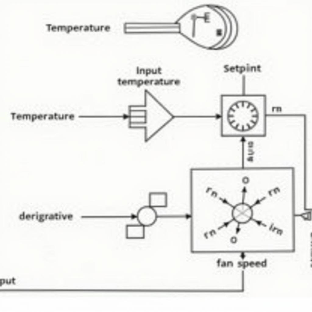 PID Controller Diagram for Fan Speed Control