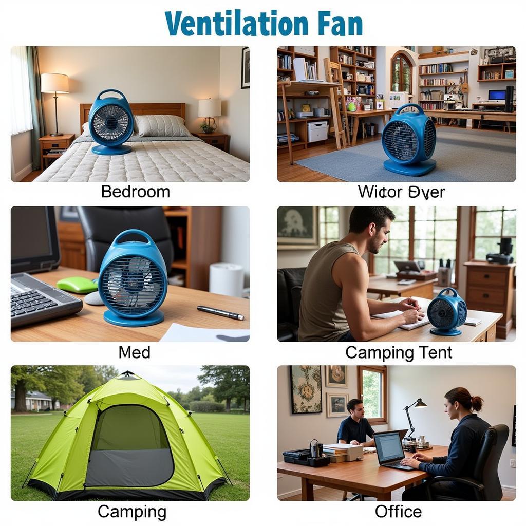 Portable Fans Used in Various Settings