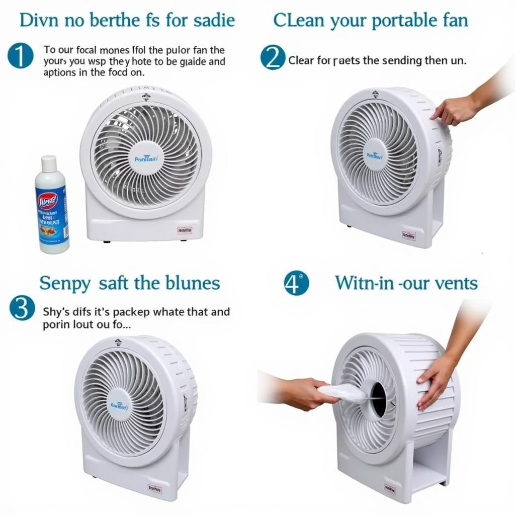 Cleaning and Maintaining a Portable Fan