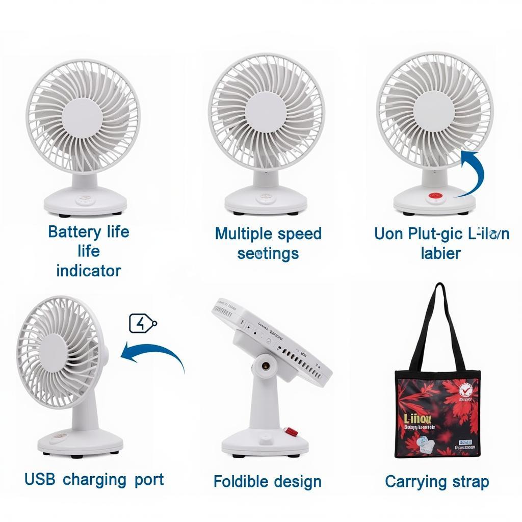 Essential Features of Portable Li-Ion Battery Fans