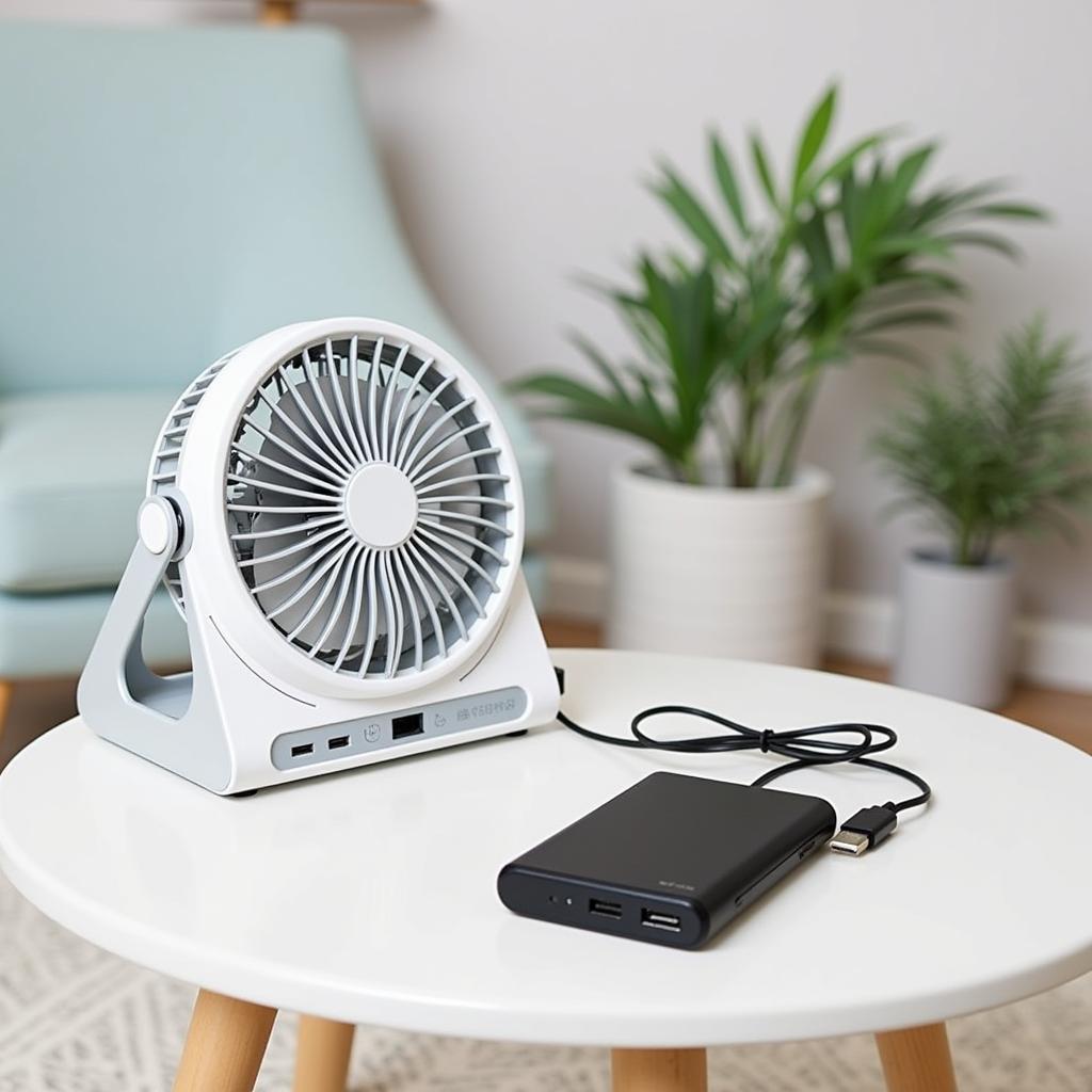 Portable Stroller Fan USB Charging