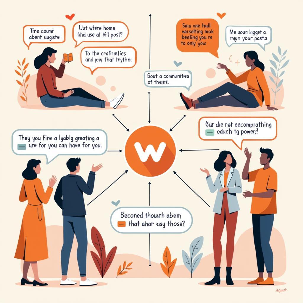 Positive Wattpad Interactions: A vibrant image showing positive interactions between Wattpad users, including encouraging comments, constructive feedback, and supportive messages.