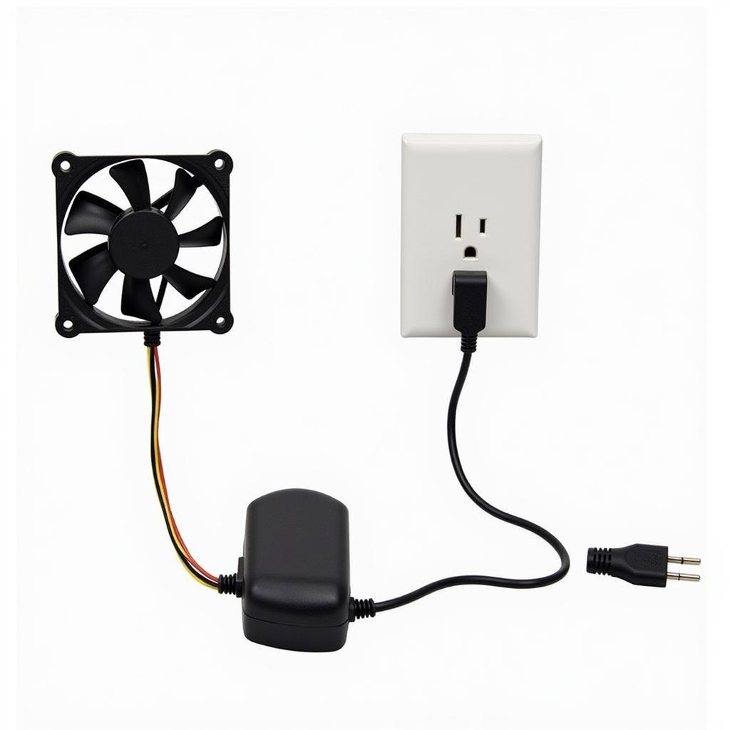 Powering a PC Fan with a Wall Adapter