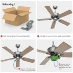 Preparing the Ceiling Fan for Installation