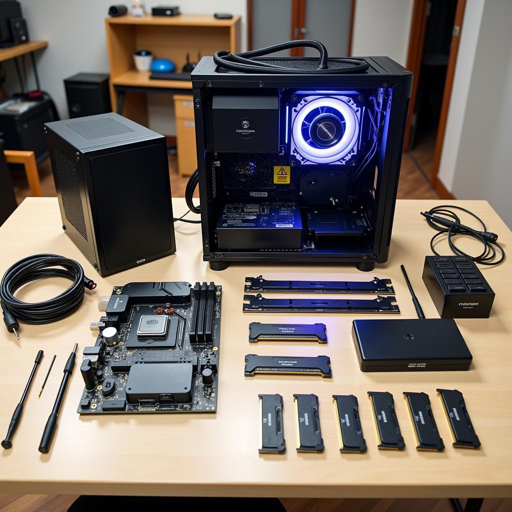 Preparing components for Coolmoon fan case installation