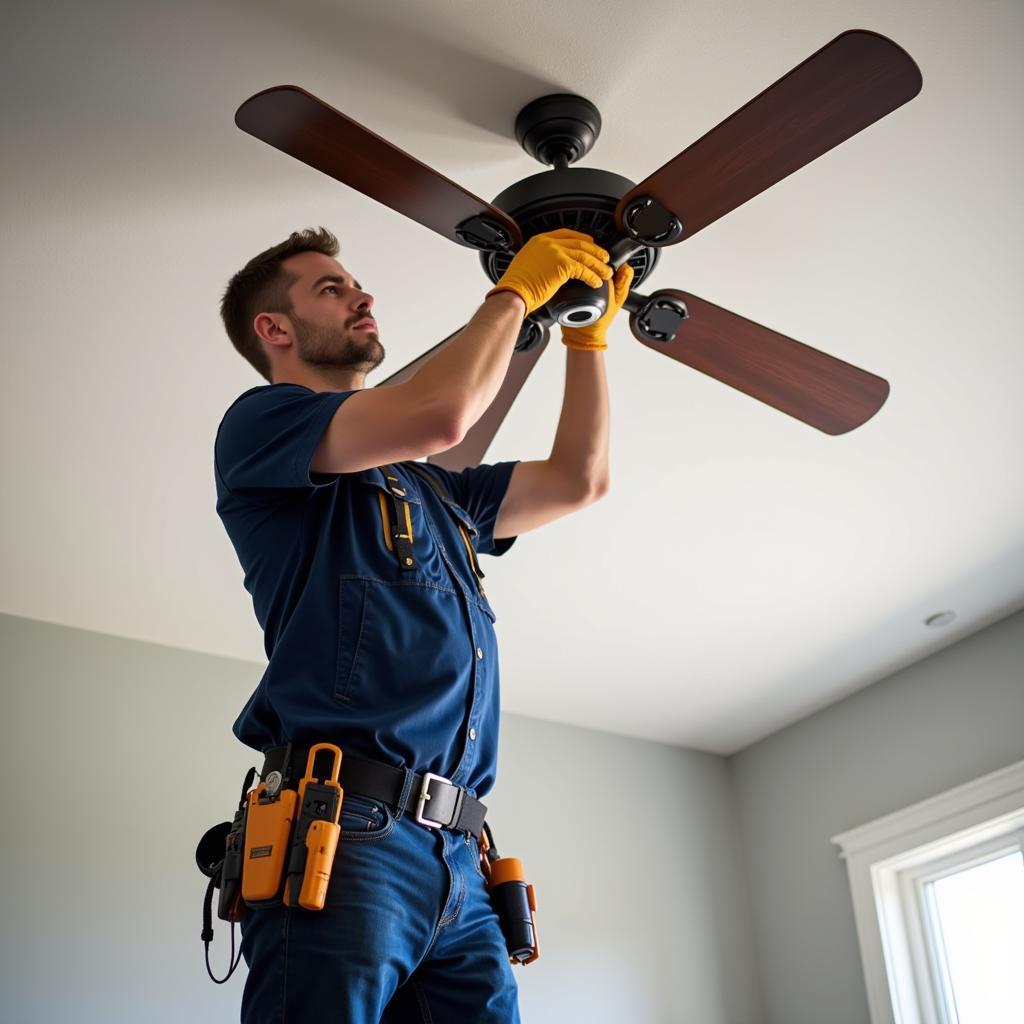 Professional Ceiling Fan Installation in Raleigh