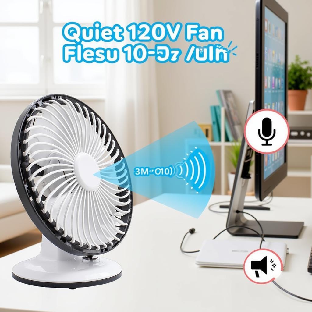 Quiet 120v Fan for Home Office