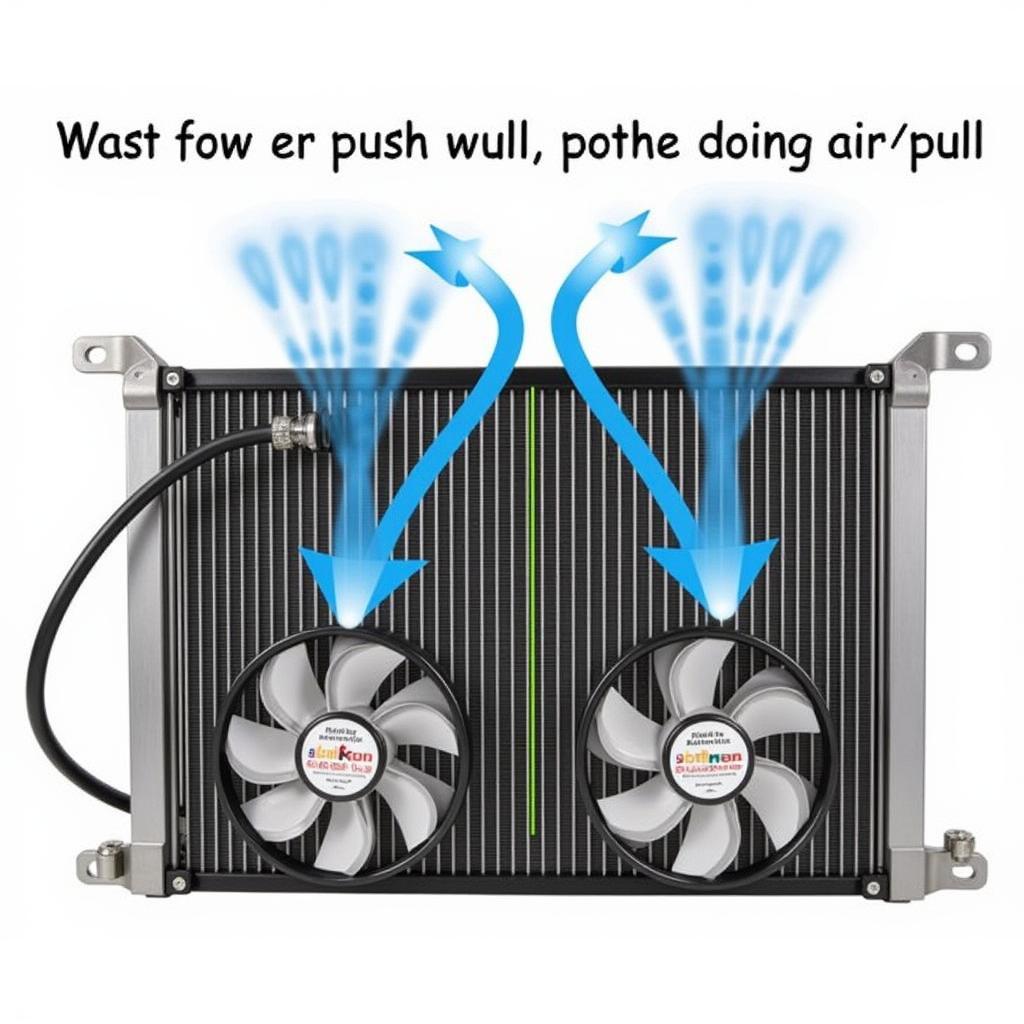 Radiator Fan Push/Pull Configuration