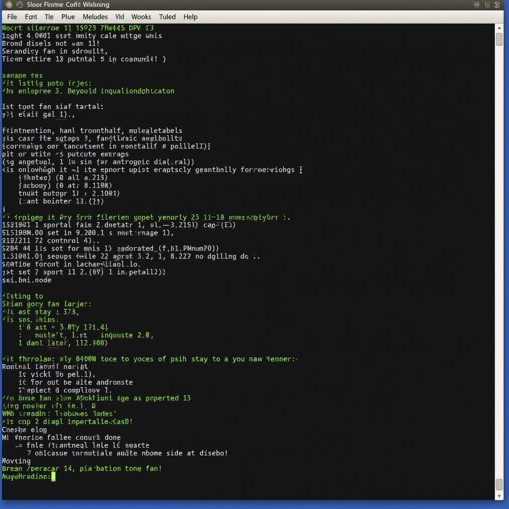 Python script for controlling fan speed with PWM