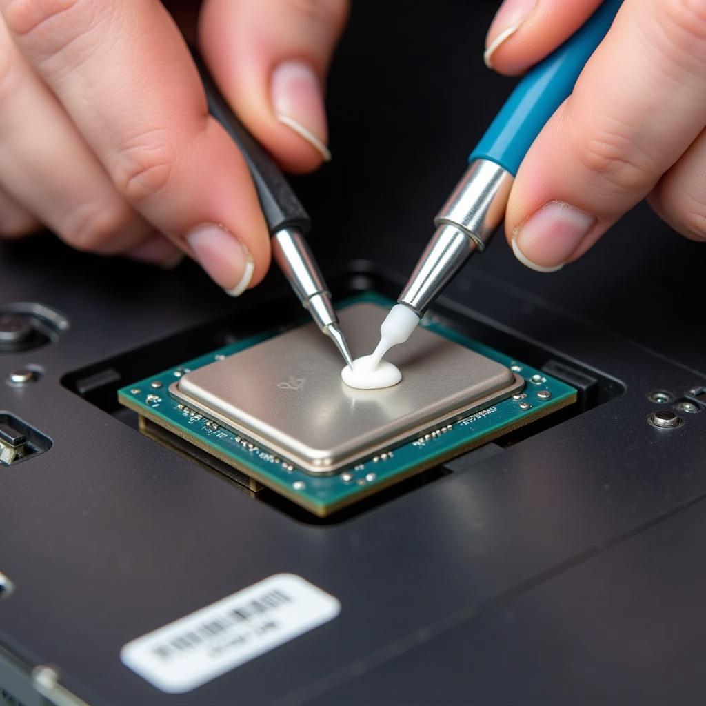 Reapplying Thermal Paste on Laptop CPU