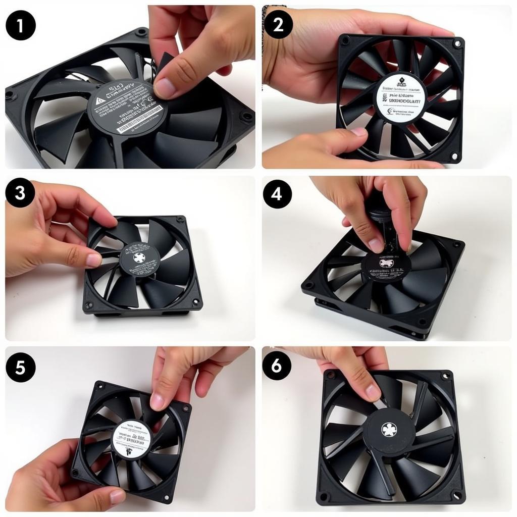 Reassembling a PC Case Fan