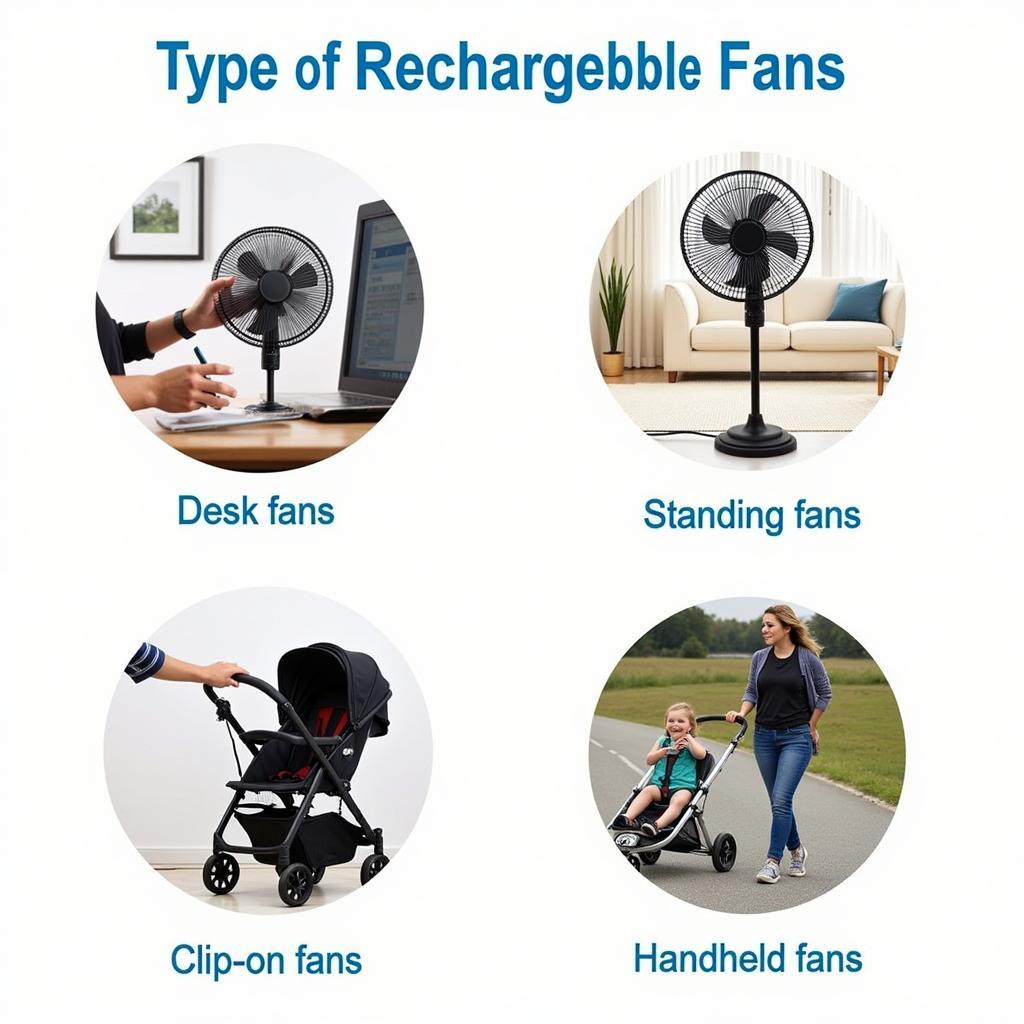 Different Types of Rechargeable Fans