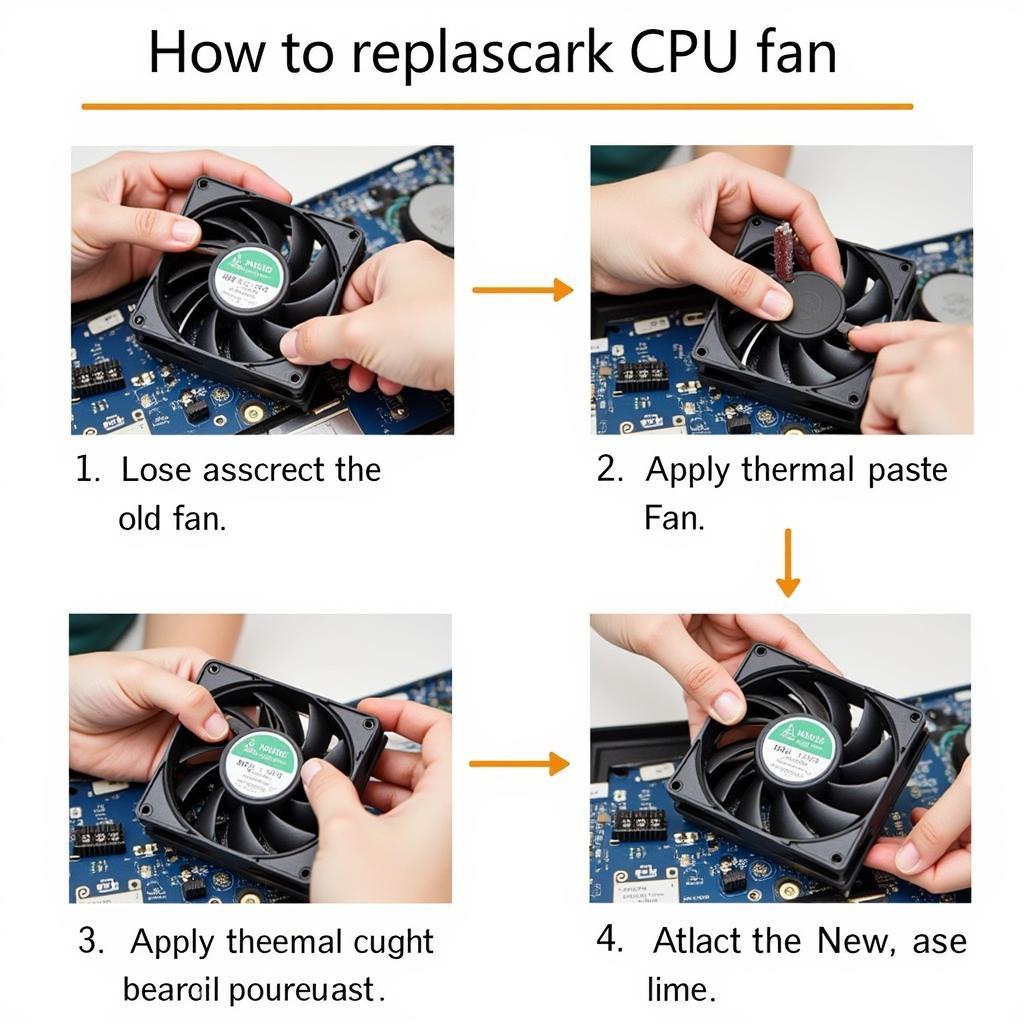 Replacing a CPU Fan