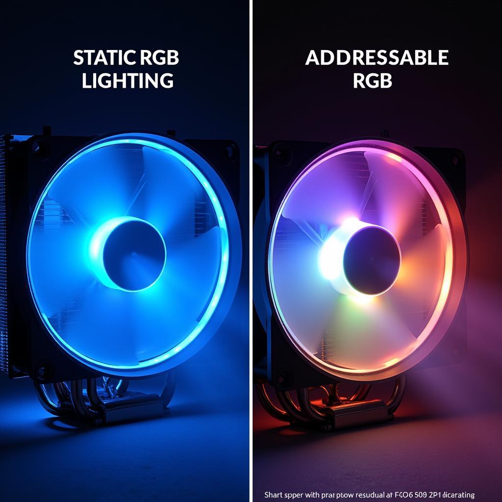 RGB CPU Fan Comparison - Static vs. Addressable RGB