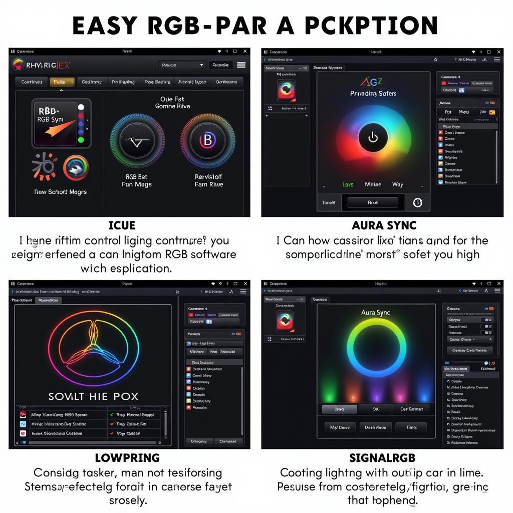 RGB Fan Control Software Options