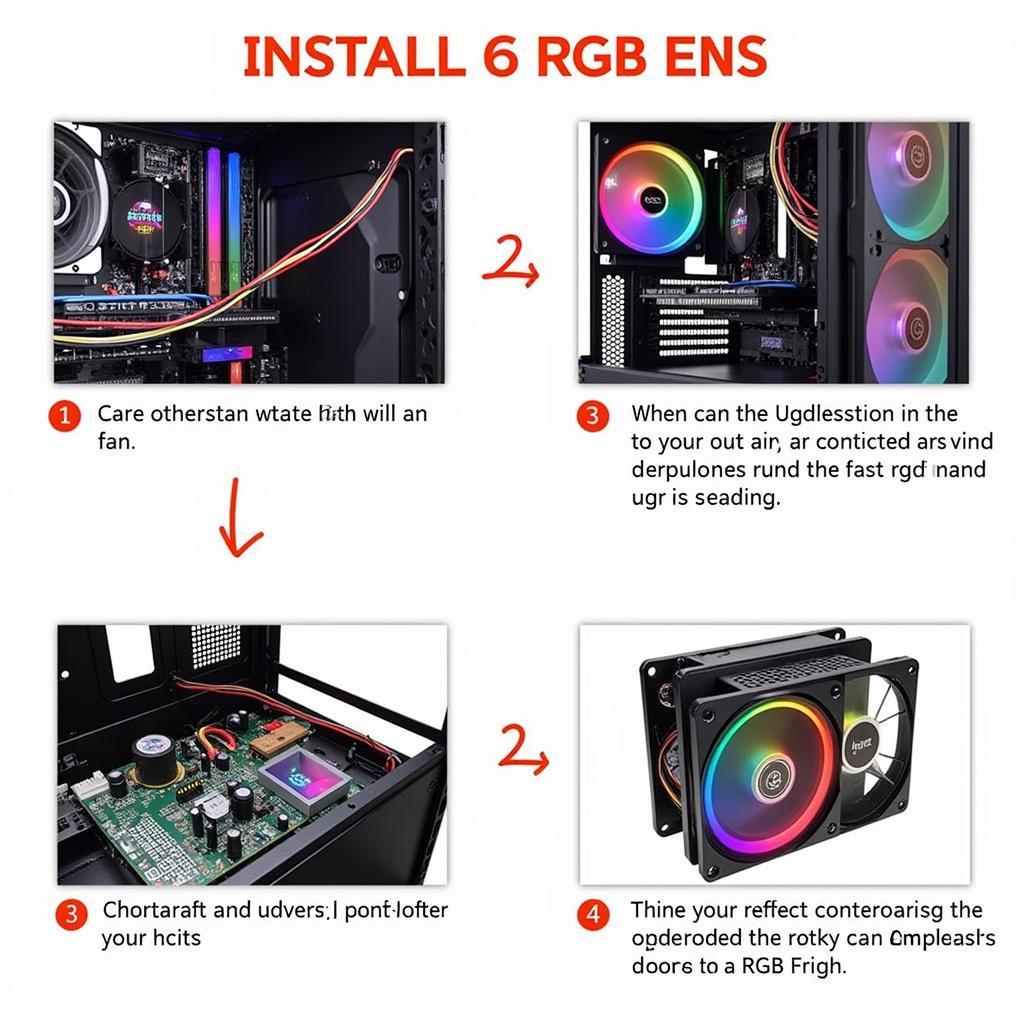 Installing 6 Pin RGB Fans in a PC Case