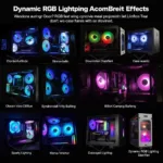 RGB Case Fan Lighting Effects