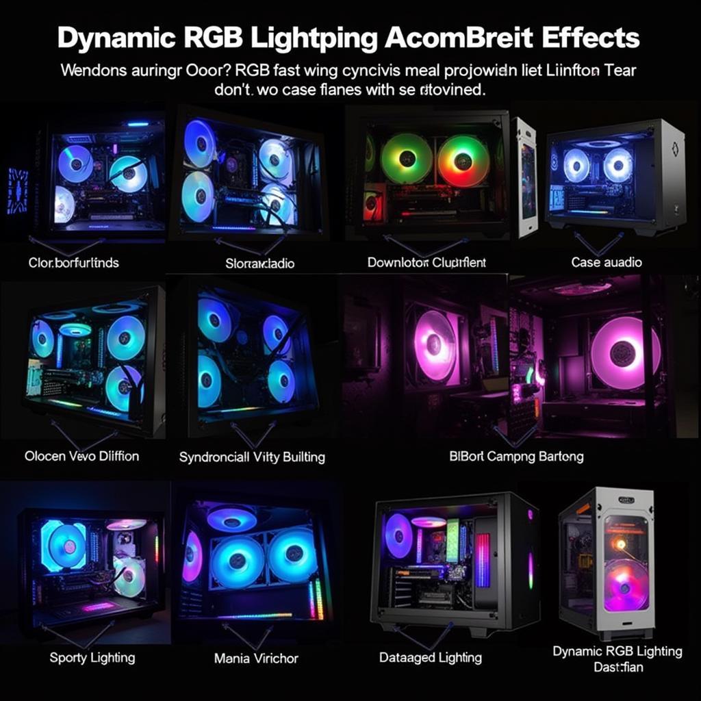 RGB Case Fan Lighting Effects