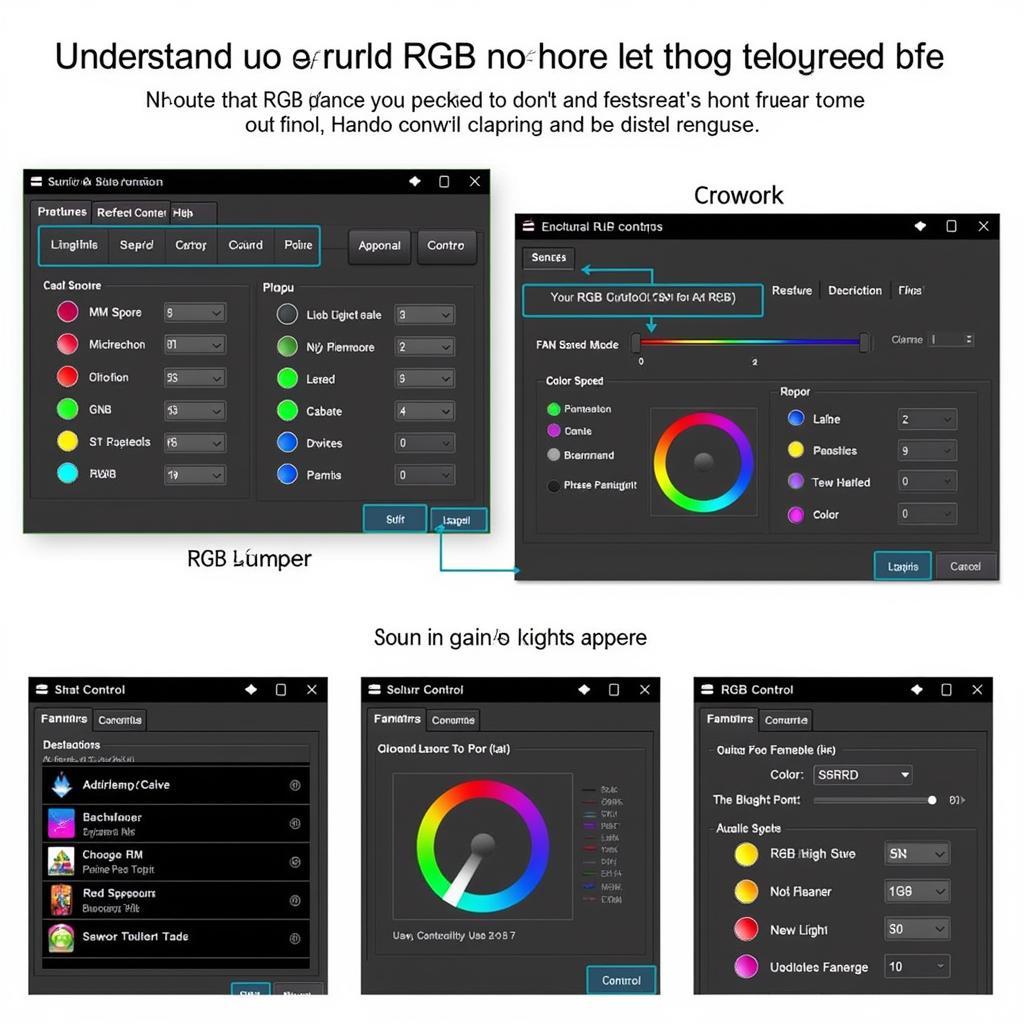 RGB Fan Software Control Panel