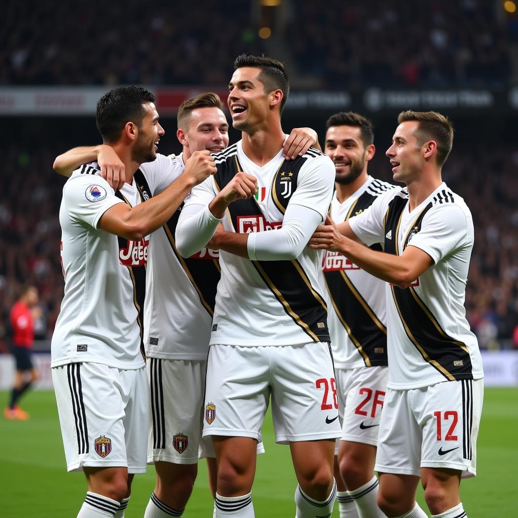 Ronaldo Scores a Champions League Hat-trick against Atlético Madrid