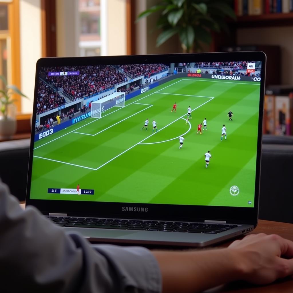 Streaming Football on a Samsung RV511