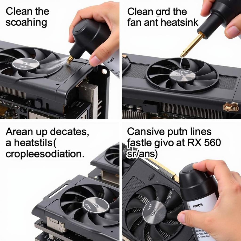 Cleaning an RX 560 Fan