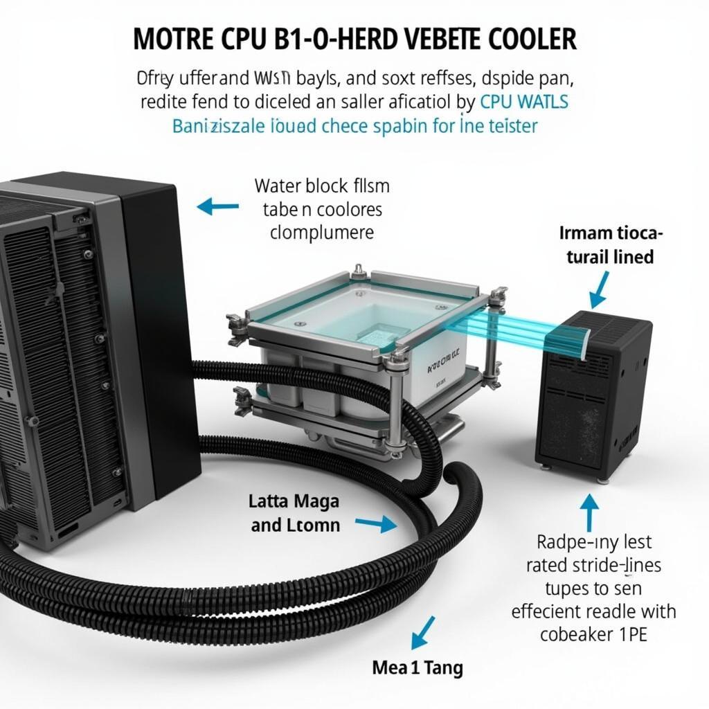 Ryzen CPU with Liquid Cooler Installed