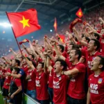 Saigon FC Fans Celebrating a Victory