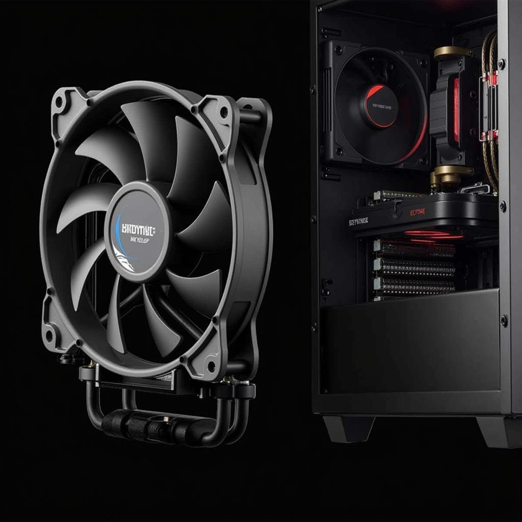 Scythe NB-Eloop B12-P Fan Installed in PC Case