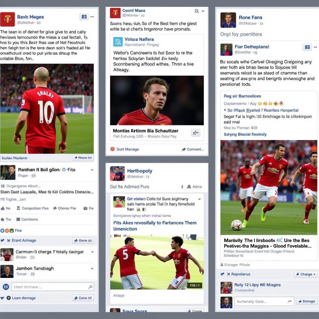 Sharing Football Passion on Facebook