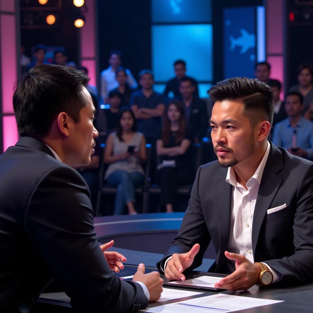 Intense negotiation on Shark Tank Vietnam