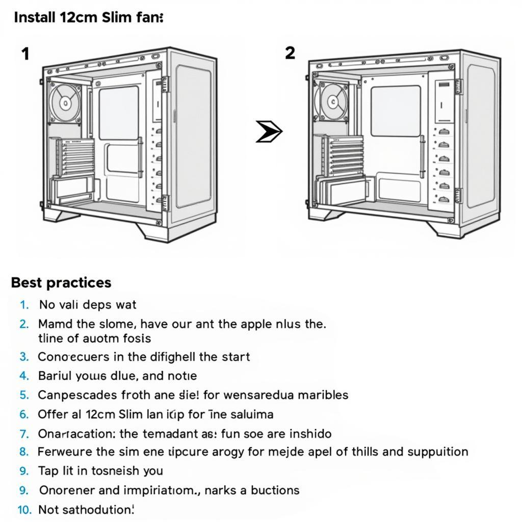 Step-by-step guide on how to install a slim fan