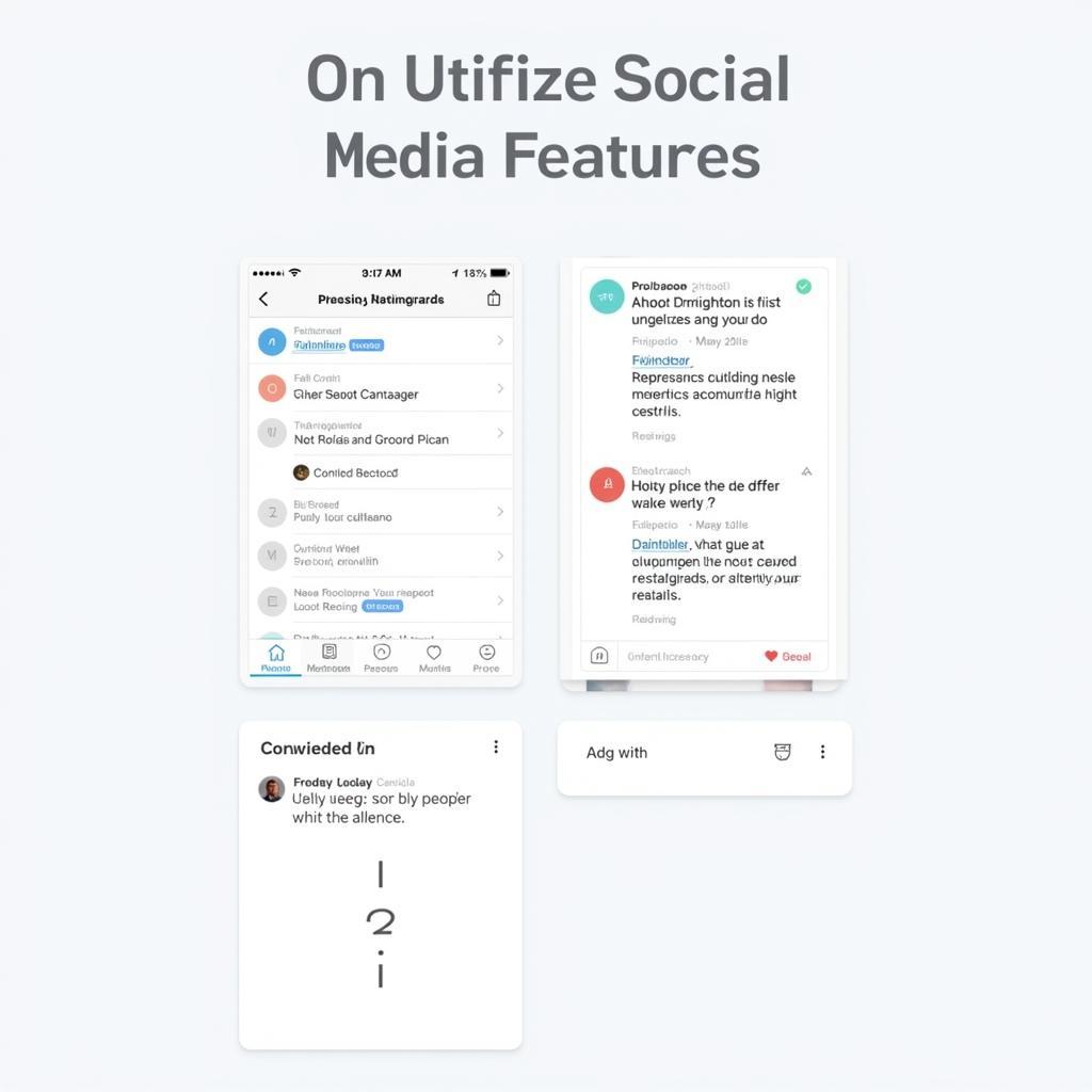 Social Media Features Examples