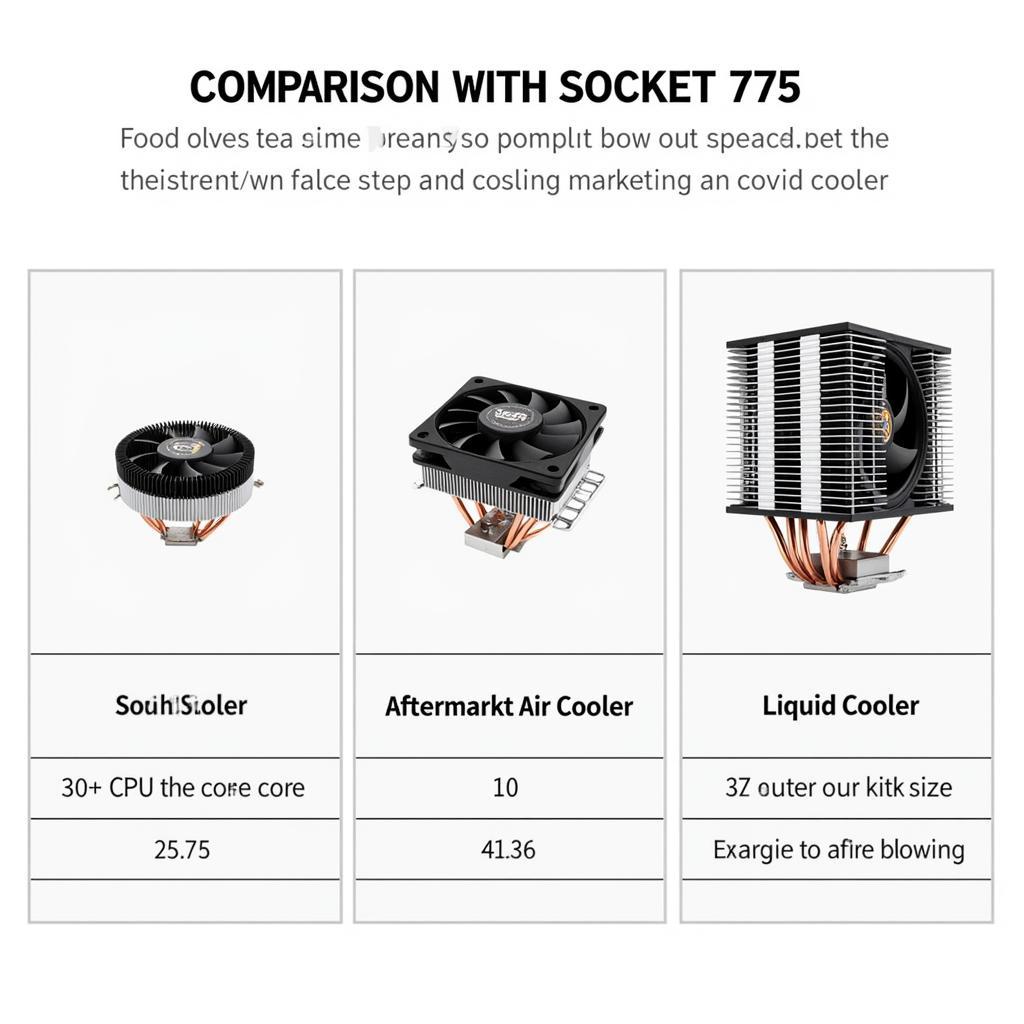 Comparing Socket 775 CPU Coolers