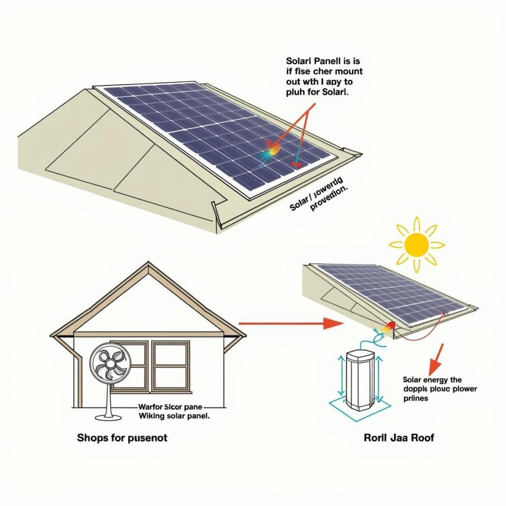 Solar Powered Attic Fan Installation