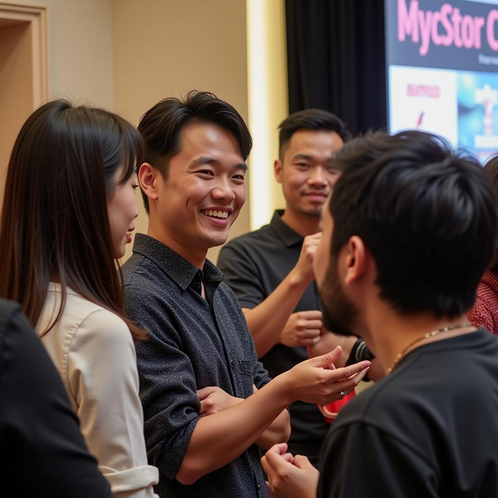 Son Tung M-TP interacting with his fans