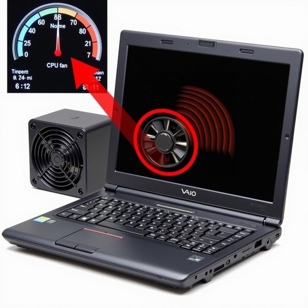 Sony Vaio SVS CPU Fan Noise Illustration