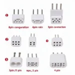 ST45SF 80mm Fan Connector Types