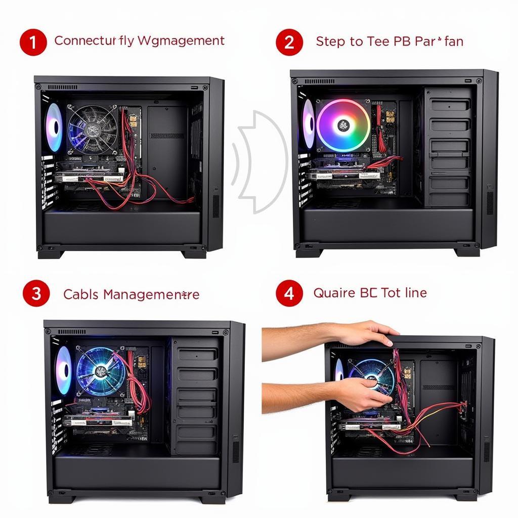 T50-4U RGB Fan Installation Process