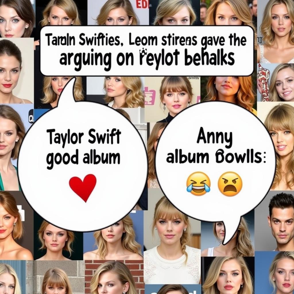 Taylor Swift fan clashes online